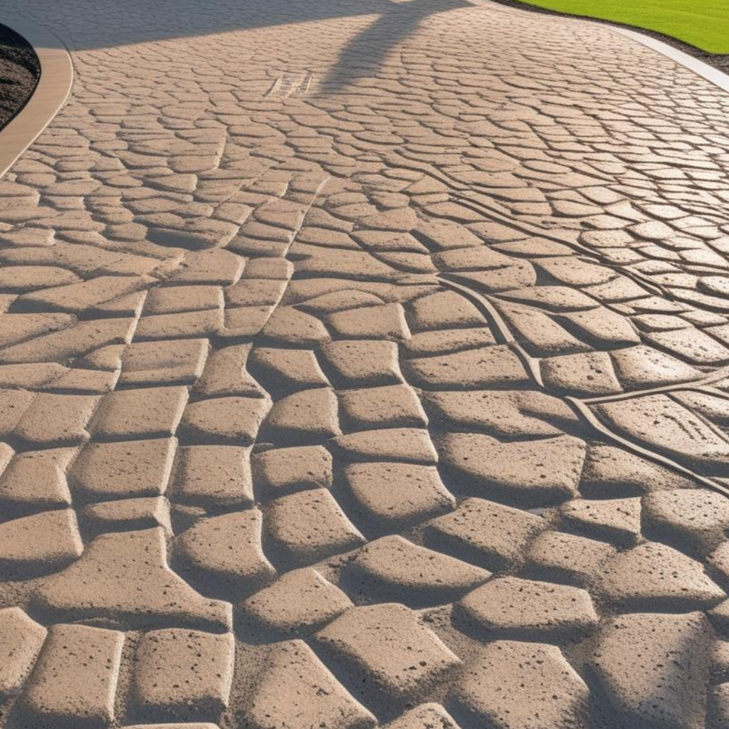 Imprinted Concrete Driveway Services by Frodsham driveway company