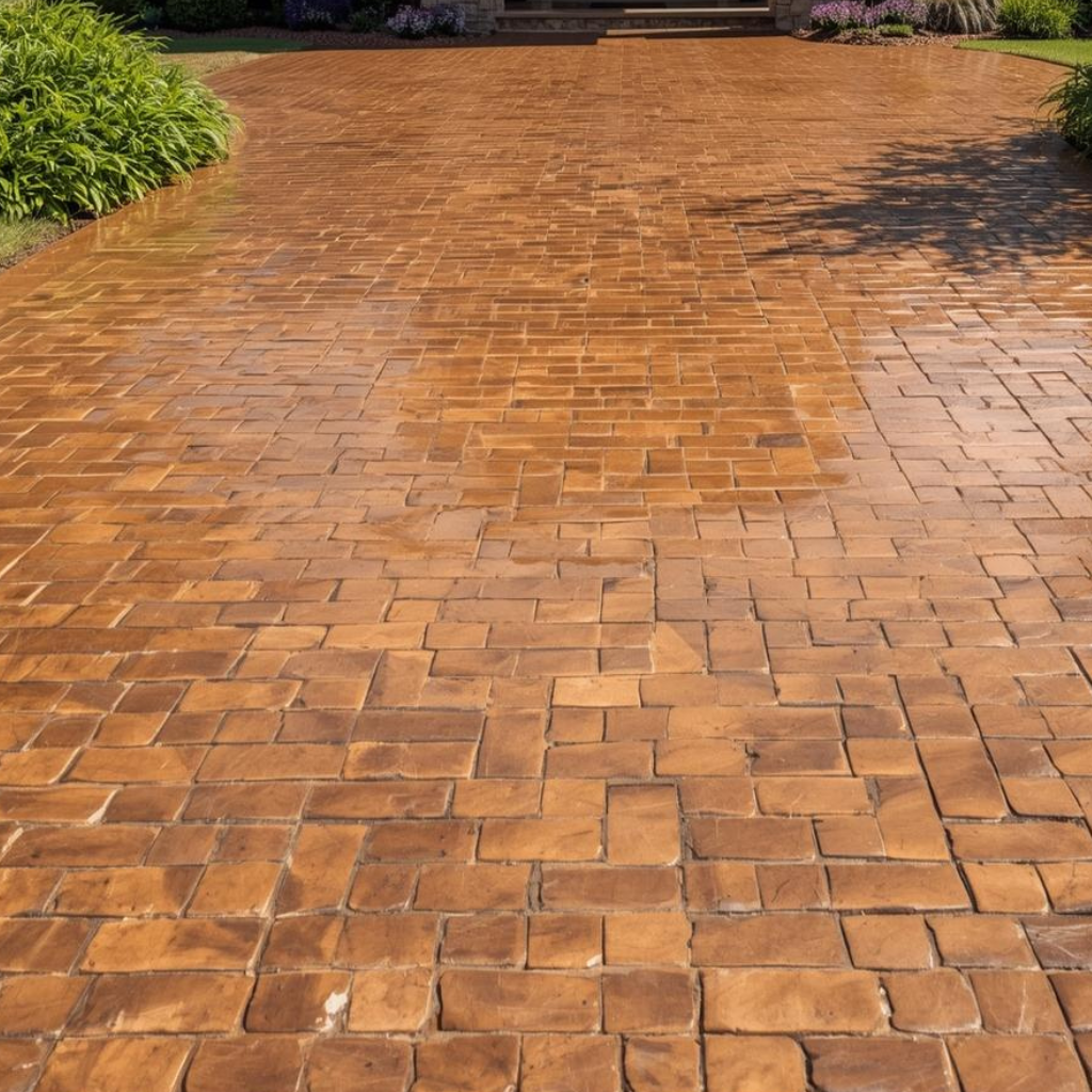 Imprinted Concrete Driveway Solutions by Frodsham driveway company